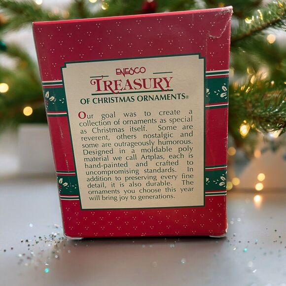 NIB Vtg. 1994 "Rockin' Ranger" Cowboy Santa On Rocking Horse Christmas Ornament - Picture 2 of 9